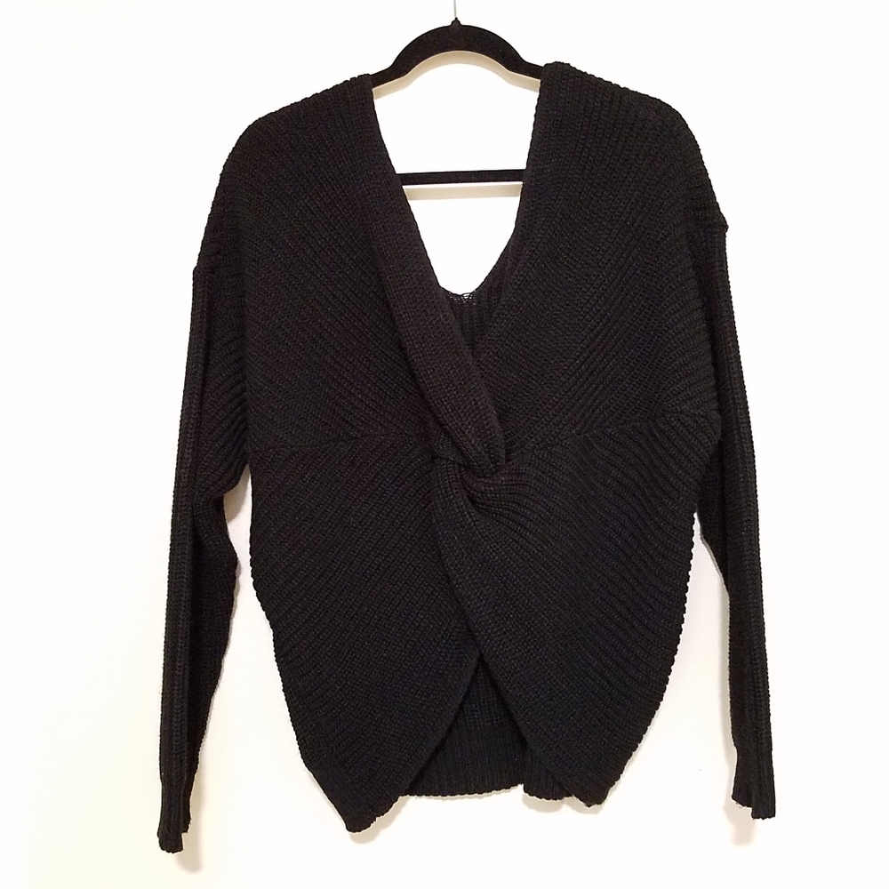Boohoo Knot Sweater